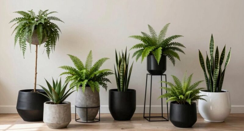 top modern interior planters