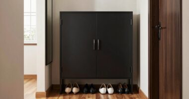 top narrow shoe storage