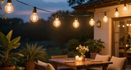 top outdoor string lighting