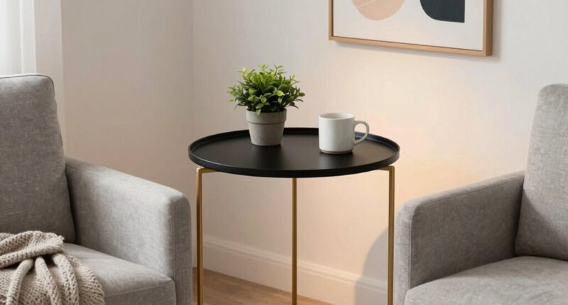 top small space side tables