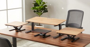 top standing desk converters