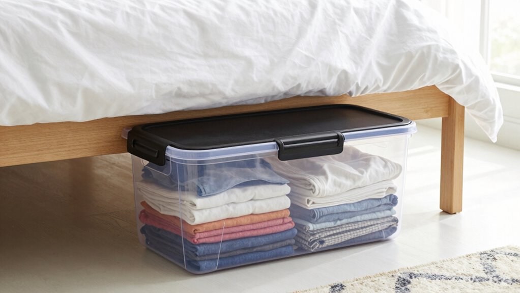 under bed storage organization tips
