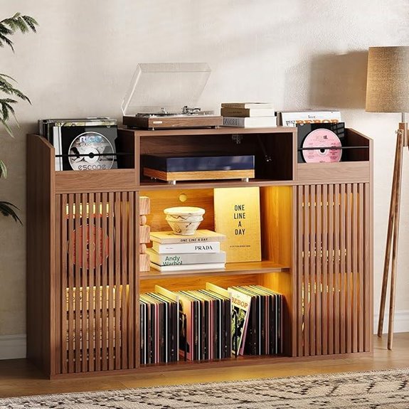 vinyl stand with charging