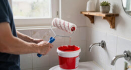 A Dingy Bathroom Gets a Bright, Farmhouse Redo in 5 Days for Only $800