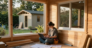 Building A Backyard Office, The Build And Cost Breakdown