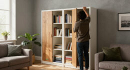 I Created A Pretty IKEA BILLY Hack That Seriously Cuts Clutter