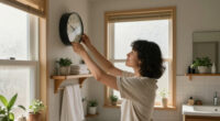 I Moved A Clock To My Bathroom, And It Changed My Morning Routine Forever