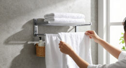 This Metal Rack Creates Instant Towel Storage And Includes Extra Uses I Never Expected!