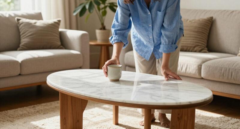 12 Best Marble-Top Wooden Coffee Tables for Stylish, Practical Living Rooms in 2026