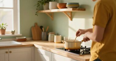 A Kitchen Got A Full Makeover With No Renovations — Just 3 Paint Colors