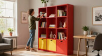 An Office Is Unrecognizable After IKEA BILLY Created A Refreshing Redo