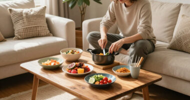 I Ate Meals At My Coffee Table For Years, Until I Found Article’s New Small-Space Dining Table