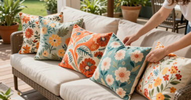 These Designer Outdoor Pillows Are So Pretty, I’d Use Them Indoors