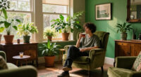 They Turned Their Beige 1900S Parlor Into A Bold, Green “Analog Room”
