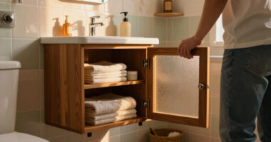 This 1960S Bathroom Redo Made Room For A Surprising Amount Of Storage