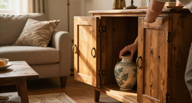 This New IKEA Cabinet Gives Instant Antique Family Heirloom Vibes