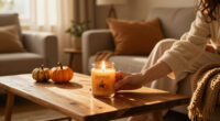 Yankee Candle Spiced Pumpkin Scented Candle, 22Oz Large Jar | Up To 150 Hour Burn Time, Room Filling Fragrance, Long-Lasting Scent, Premium