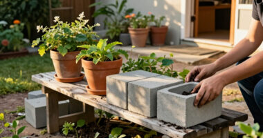 16 Ways To Transform Concrete Blocks Into Home & Garden Treasures