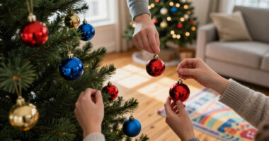 Are Colourful Christmas Trees Ever A Good Idea? These Are The 3 Ways Experts Recommend Using Non-green Trees In Your Home
