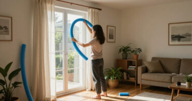 Ditch Boring Windows: A Unique Way To Decorate Them With Dollar Tree Pool Noodles