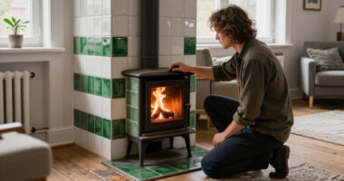 Forget Conventional Woodburners, These Centuries-Old Swedish Ceramic Stoves Aren't Just More Efficient, They Make A Better Design Centerpiece