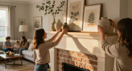 How To Style A Fireplace Mantel The Right Way, According To Interior Designers