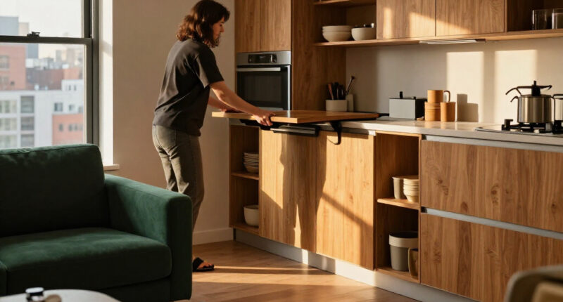 I’ve Never Seen A Studio Apartment Do So Much In Such A Little Space — It Conjures Up A Dream-State Landscape In A Mere 37-Square-Metre Home