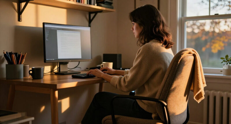 It Turns Out This Heated Seat Cushion Is The Solution To My Chilly Home Office Woes
