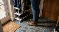 This £10 Argos Shoe Rack Is Perfect For Keeping Muddy Boots And Wet Jackets Tidy This Autumn