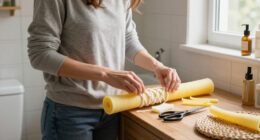 Upcycle Dollar Tree Pool Noodles Into Gorgeous Bathroom Decor With This Clever DIY